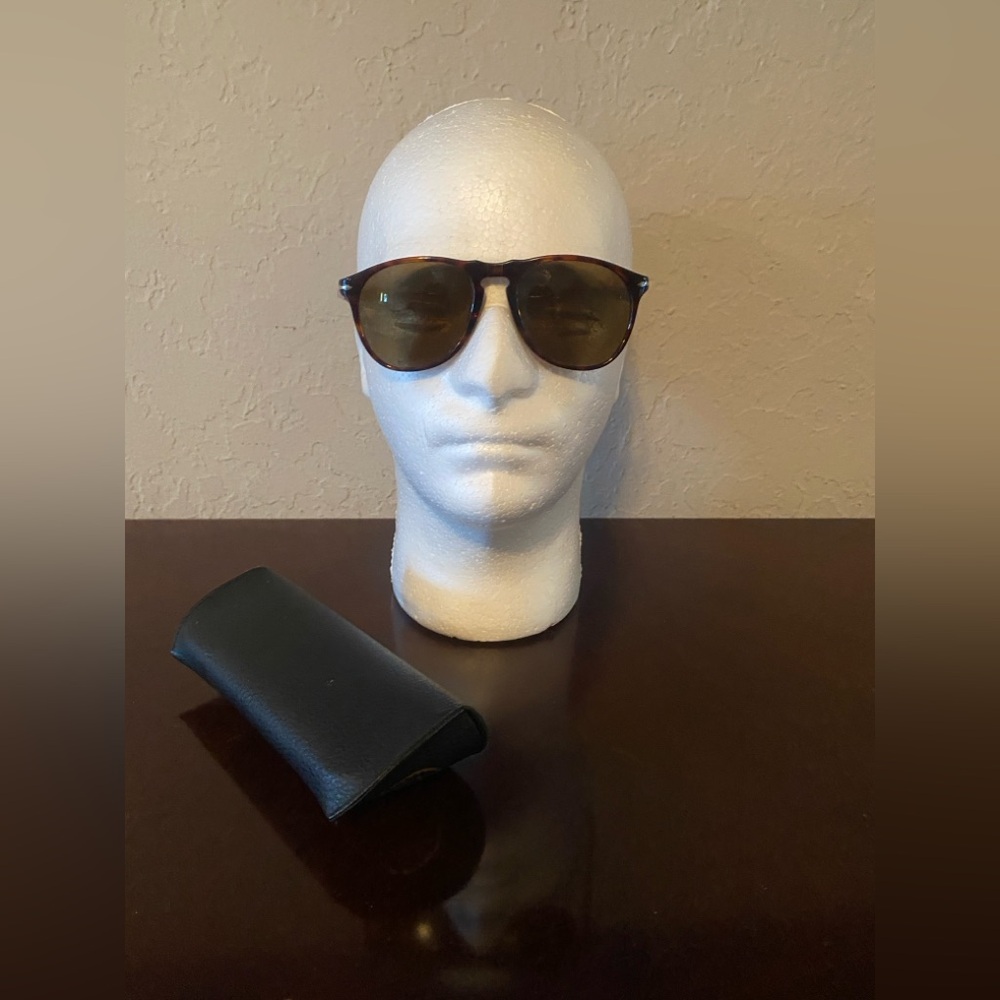 Persol polarized sunglasses men 9649 S 24/57 5218 145 3P Tortoiseshell Frame